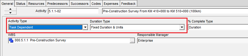 Primavera P6 Resources Figure 7