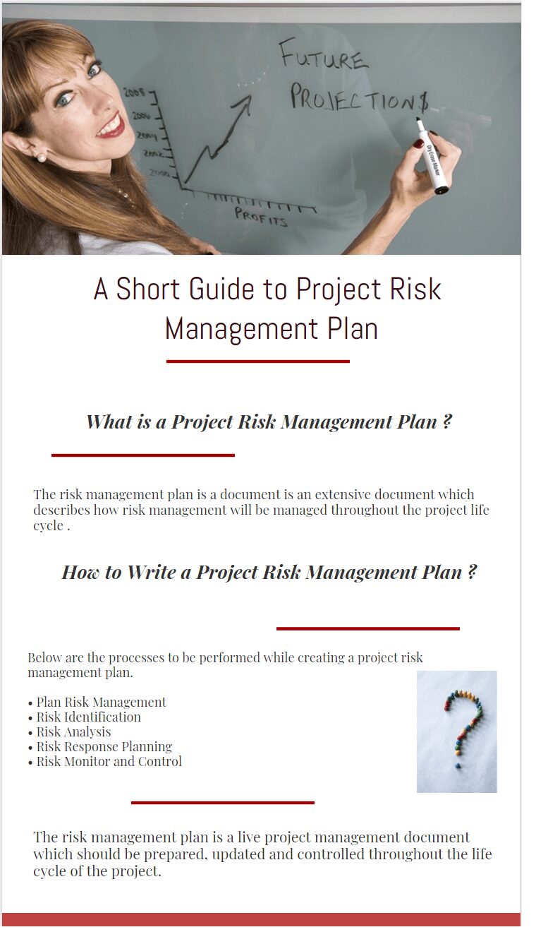 What Is A Project Risk Management Plan And How To Write A Project Risk Management Plan