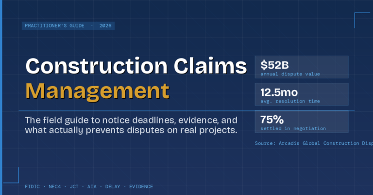 tips for construction claims management process claims and responses, what is claims management in construction