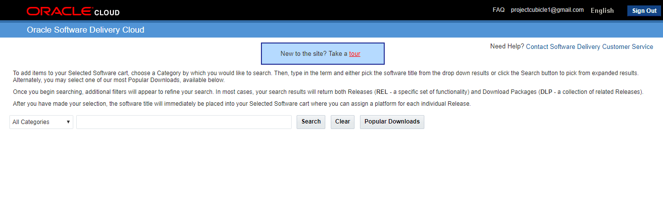 Figure 1, Oracle Cloud - Project Scheduling Tool