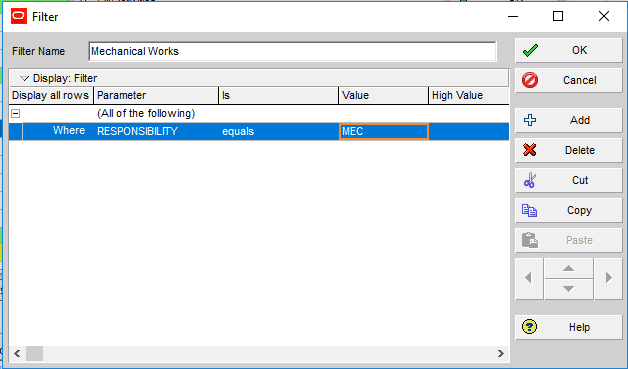 Figure 7 - how to filter activities in primavera p6 filter by feature