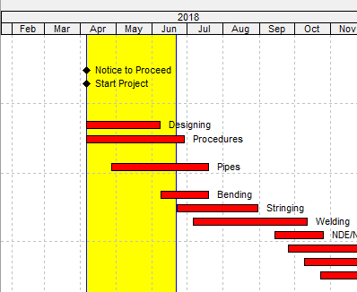 Primavera P6 Bar Labels