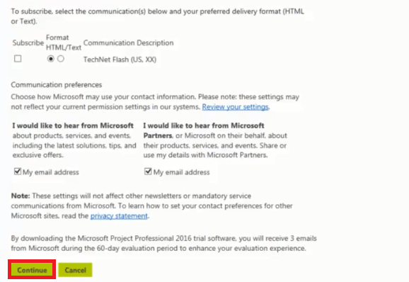 Figure 4 - Fill the Register Form