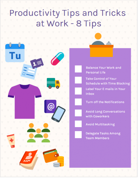 productivity tips and tricks at work