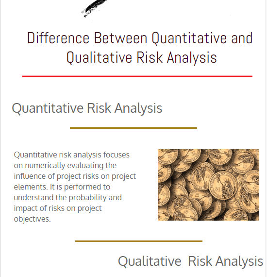 Quantitative and Qualitative Risk Analysis