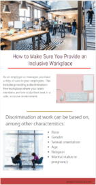 How to Make Sure You Provide an Inclusive Workplace