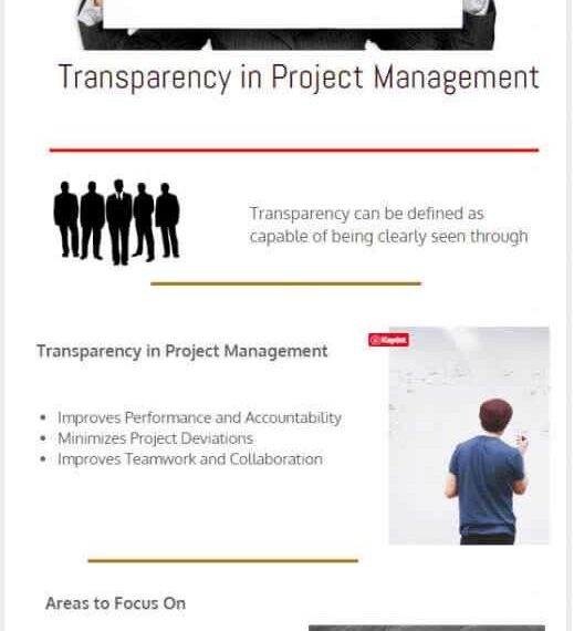 benefits and importance of Transparency-in-Project-Management