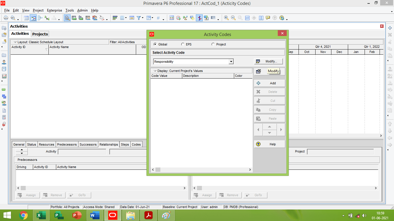 2.Activity Codes-Min