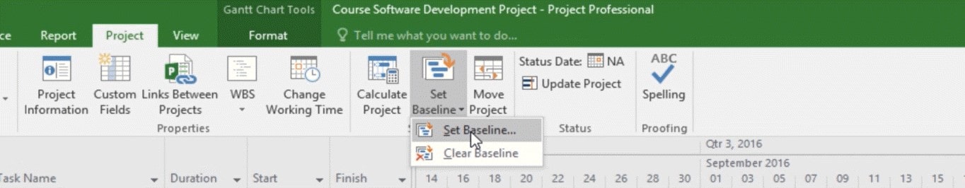 Figure 3 Baseline Options Figure 3 Baseline Options