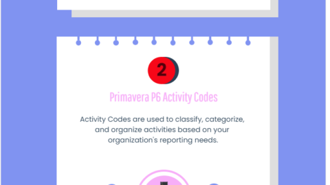 Oracle Primavera P6 Project, Activity and Resource Codes-min