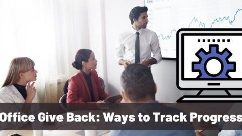 Office Give Back Ways to Track Progress