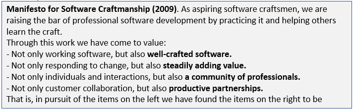 The Evolution Of Agile Frameworks Manifesto For Software Craftmanship-Min