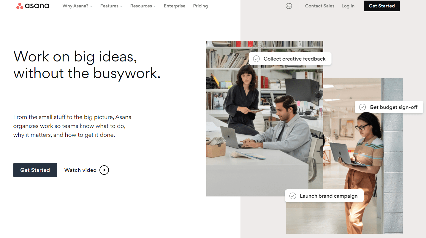 Asana-Min. Best Workflow Management Software Project Managers