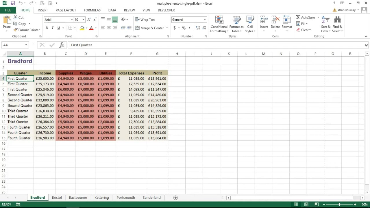 What is the shortcut key for Save As in Excel?