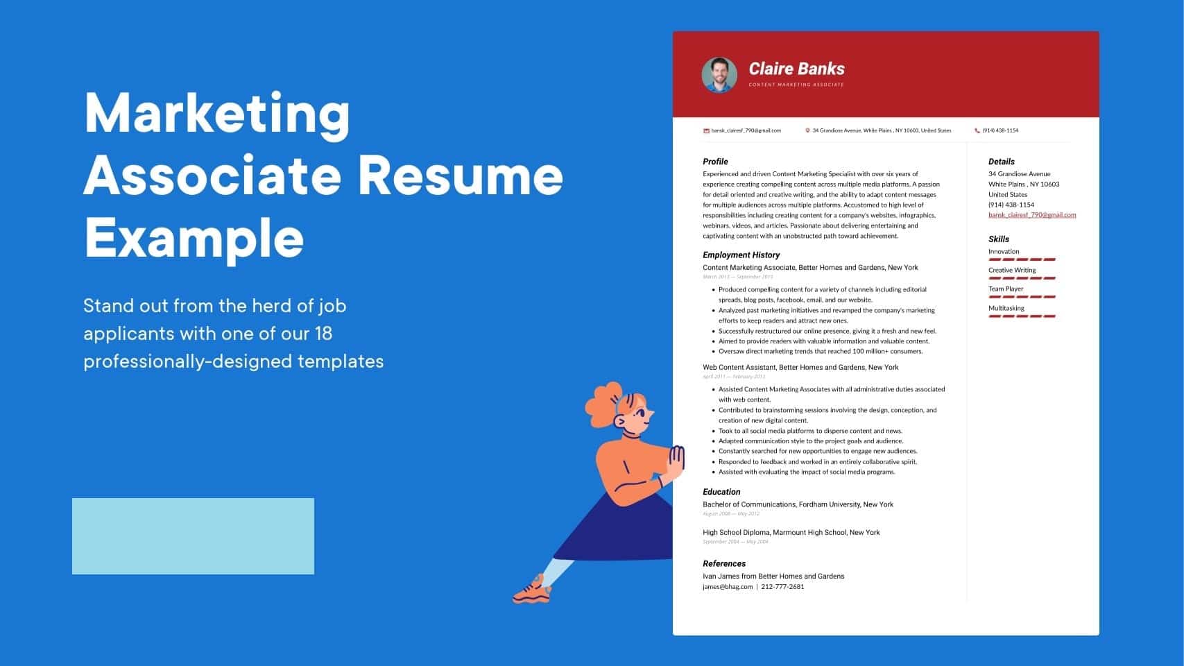 Tips To Create a Marketing Associate Resume-min
