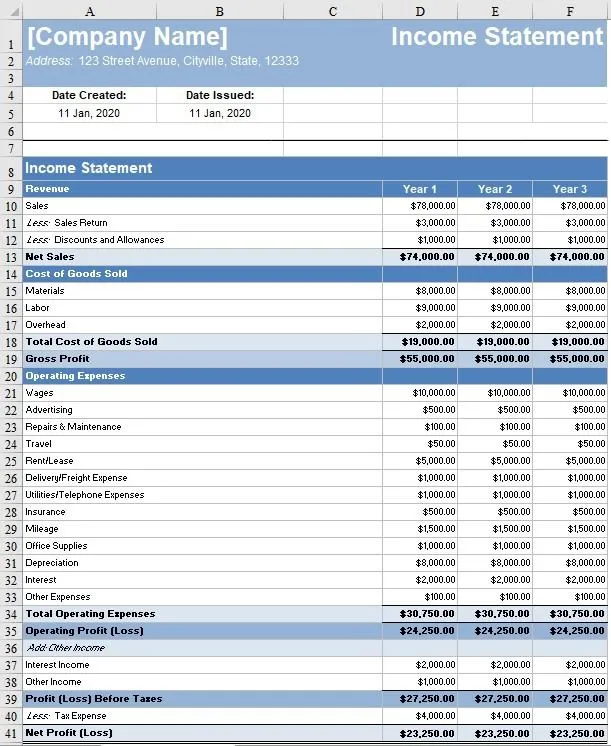 Does Excel Have An Accounting Template?
