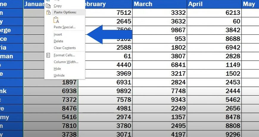 How to Add a Column in Excel?