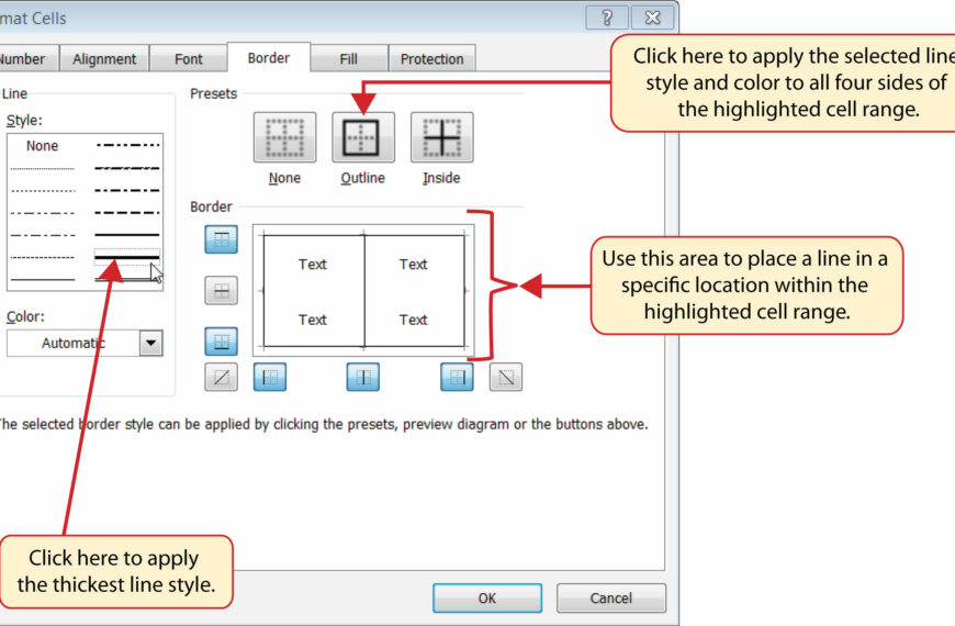 add border in excel