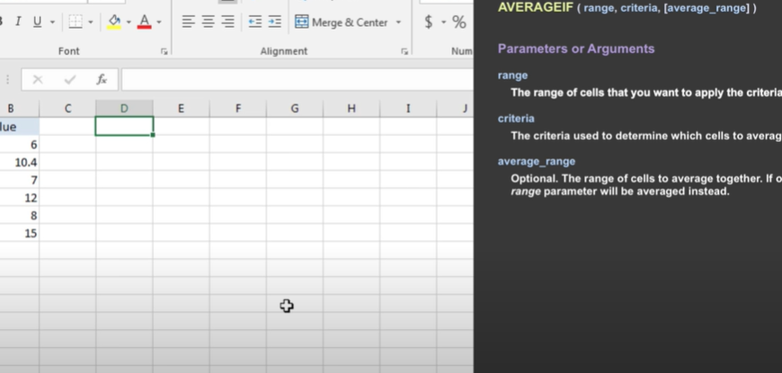 How to use the Excel AVERAGEIFS function?