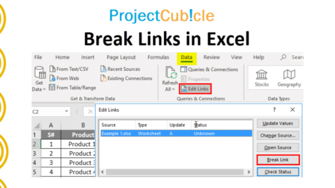 How To Break Links in Excel?