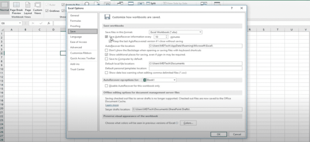 As you work in Excel, you may find that you must save your work often. This can be a time-consuming process if you have to do it manually. Excel has an AutoSave