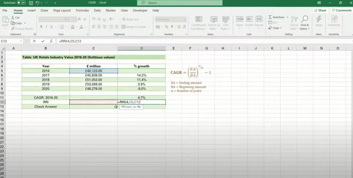 To Calculate Cagr In Excel 2010, You Must Input The Formula Into An Empty Cell In Your Spreadsheet.