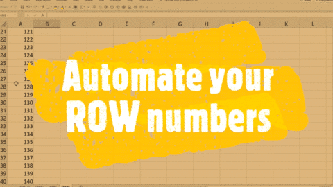 Excel Auto Numbering