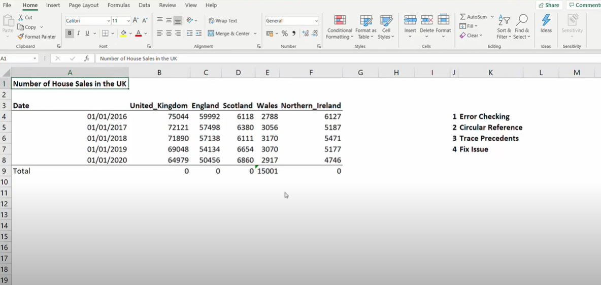 How Do You Find Circular References In Excel