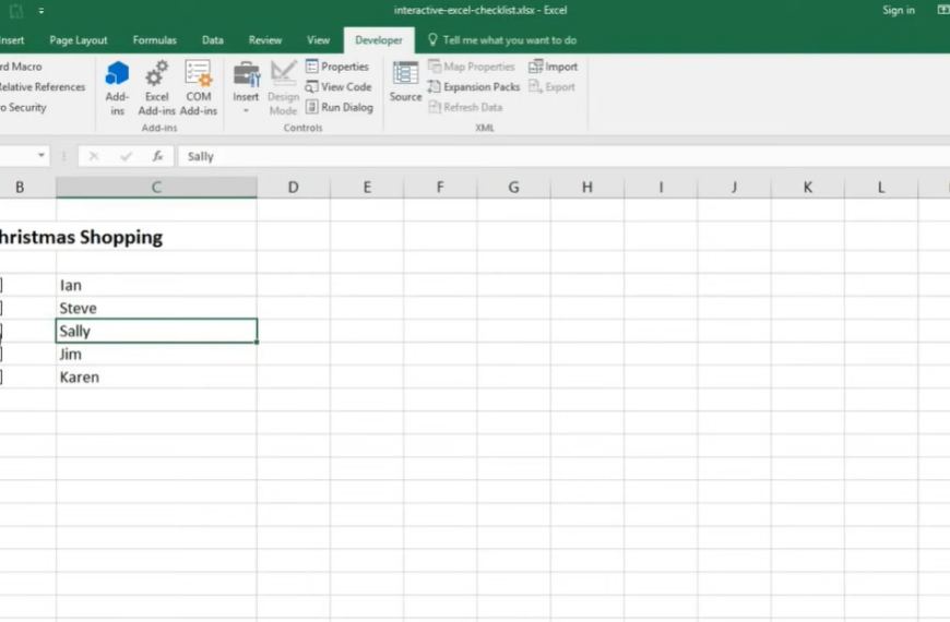 How do I make a checklist in Excel? Easy Ways