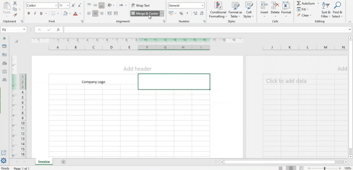 How to Download a Blank Invoice Excel Template