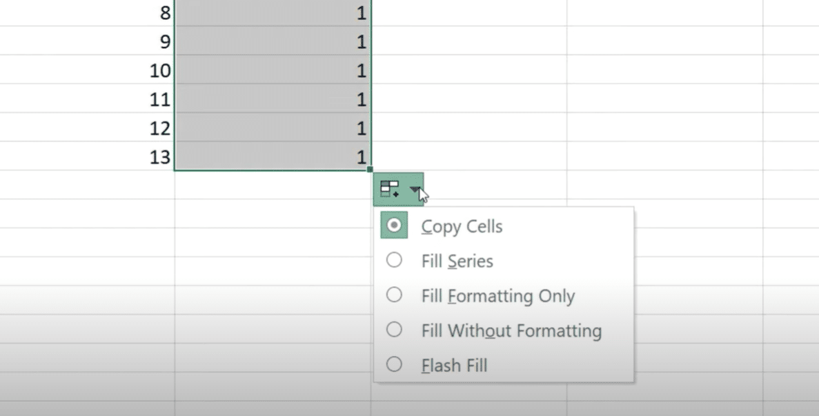 AutoFill in Excel is an extremely useful Excel function that automatically fills in a series of data based on a pattern you specify.