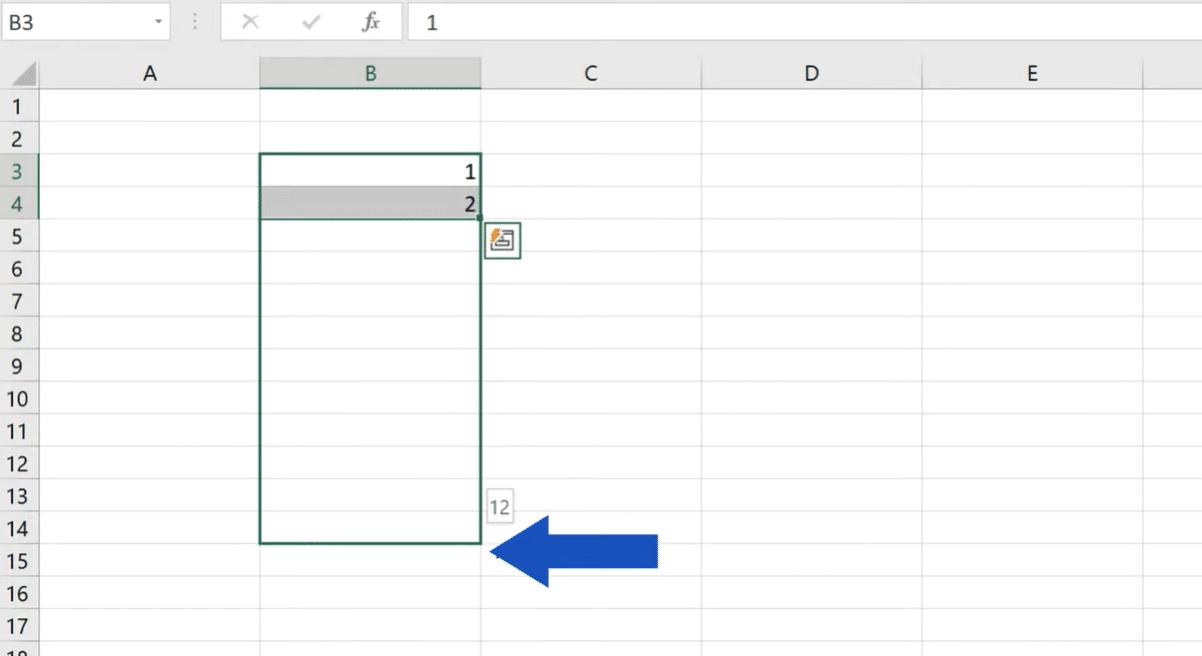 AutoFill in Excel is an extremely useful Excel function that automatically fills in a series of data based on a pattern you specify.
