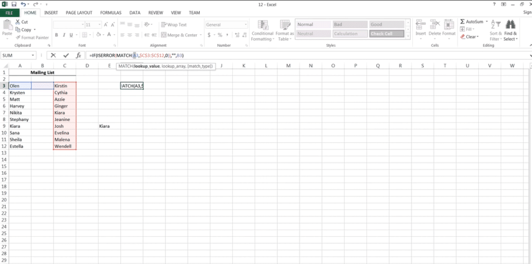 Compare and match columns in excel a comprehensive guide projectcubicle