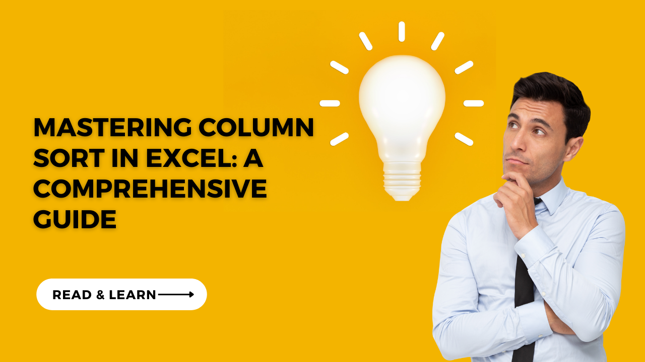 Column Sort In Excel