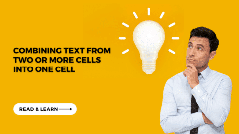Combining Text from Two or More Cells into One Cell