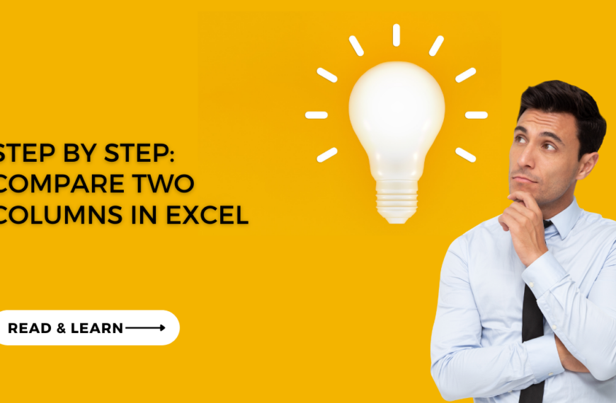 Compare Two Columns in Excel