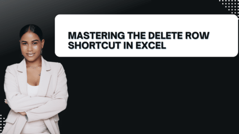 Mastering the Delete Row Shortcut in Excel