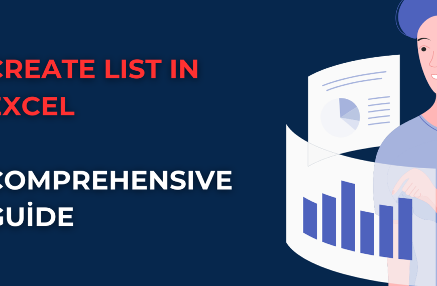 Create List in Excel