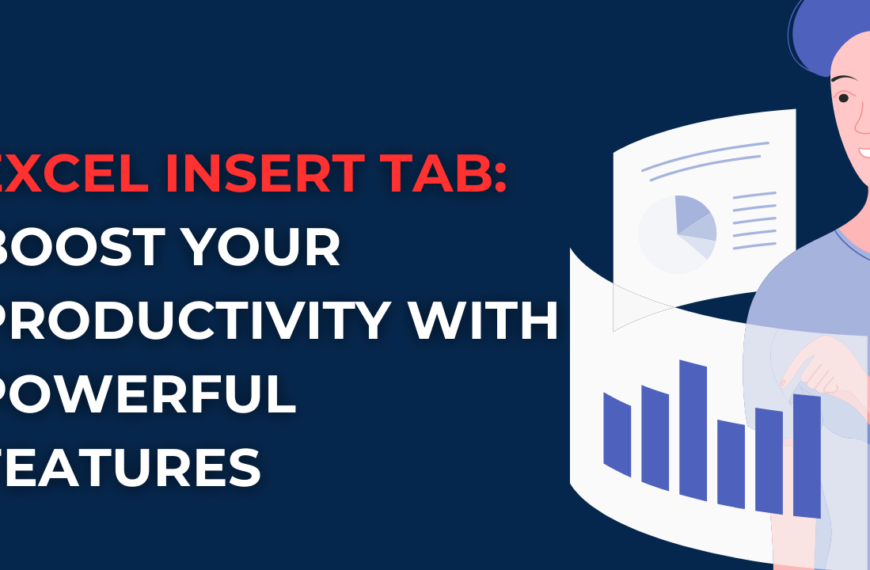 Excel Insert Tab: