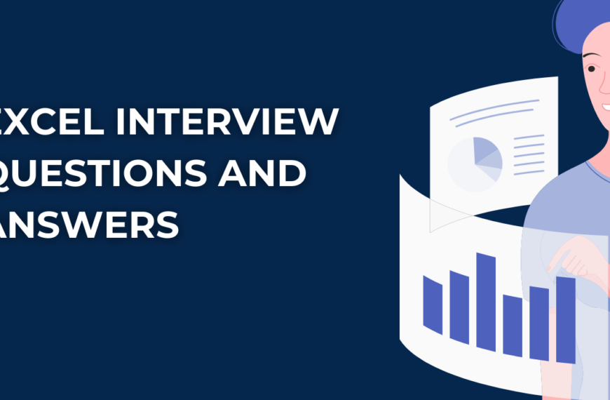 Excel Interview Questions and Answers