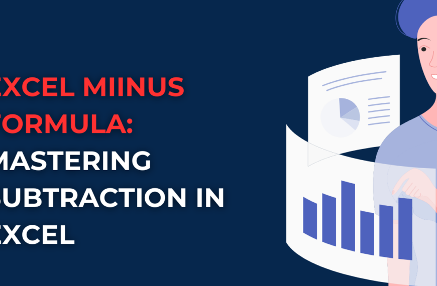 Excel Minus Formula