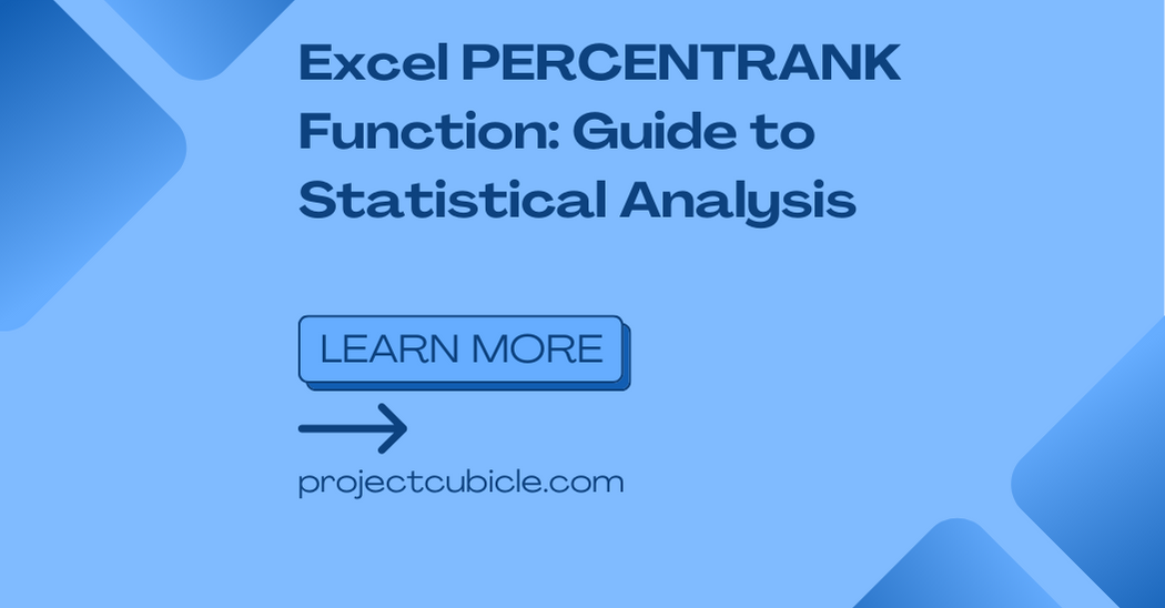 Excel Percentrank Function: Guide To Statistical Analysis
