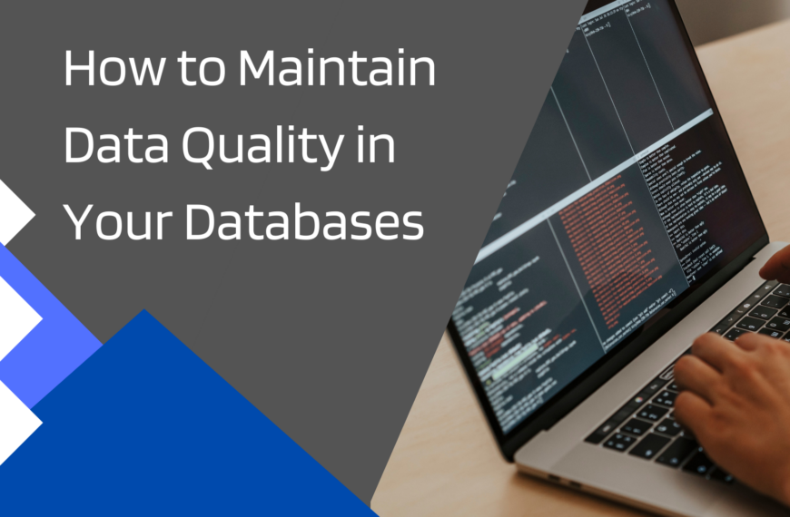 How to Maintain Data Quality in Your Databases