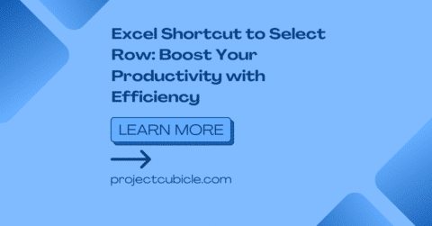 Excel Shortcut to Select Row: Boost Your Productivity with Efficiency