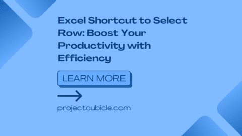 Excel Shortcut to Select Row: Boost Your Productivity with Efficiency