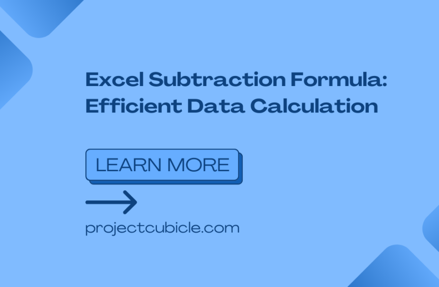 Excel Subtraction Formula: Efficient Data Calculation