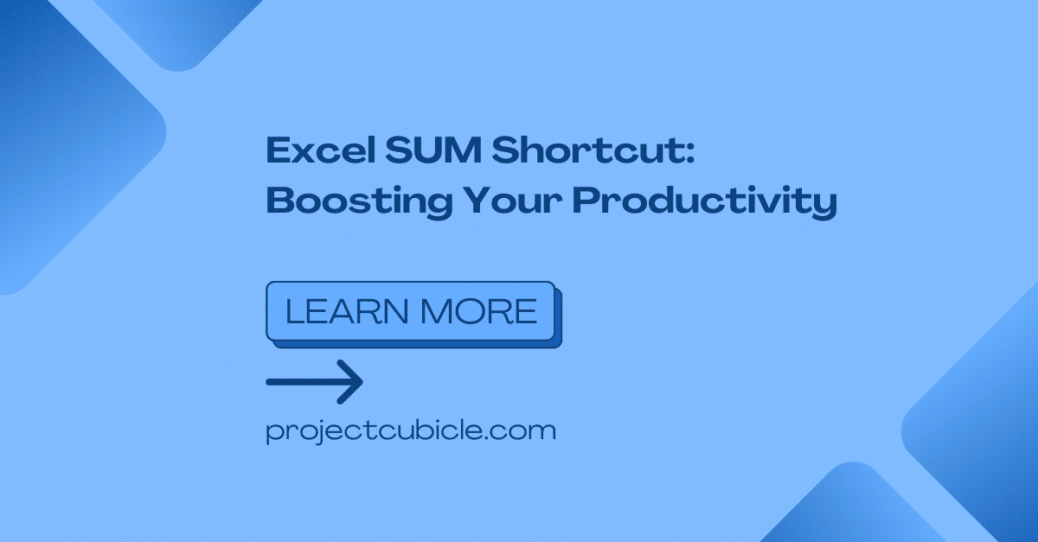 Excel SUM Shortcut: Boosting Your Productivity