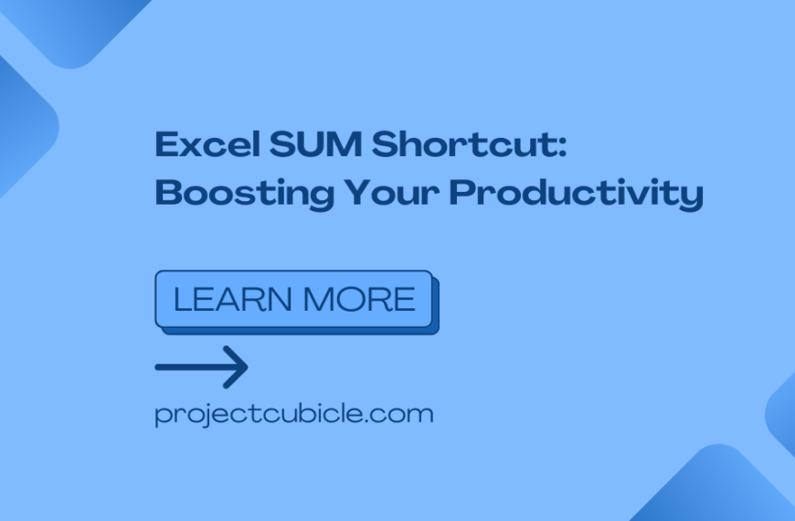 Excel SUM Shortcut: Boosting Your Productivity