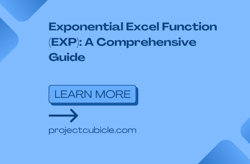 Exponential Excel Function (EXP): A Comprehensive Guide