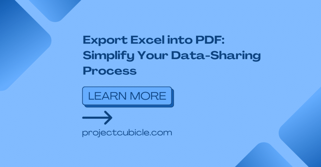 Export Excel into PDF: Simplify Your Data-Sharing Process